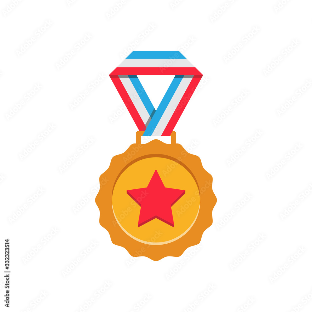 award vector icon, flat design best vector award illustration, medal icon award vector icon, flat design best vector award illustration, medal icon