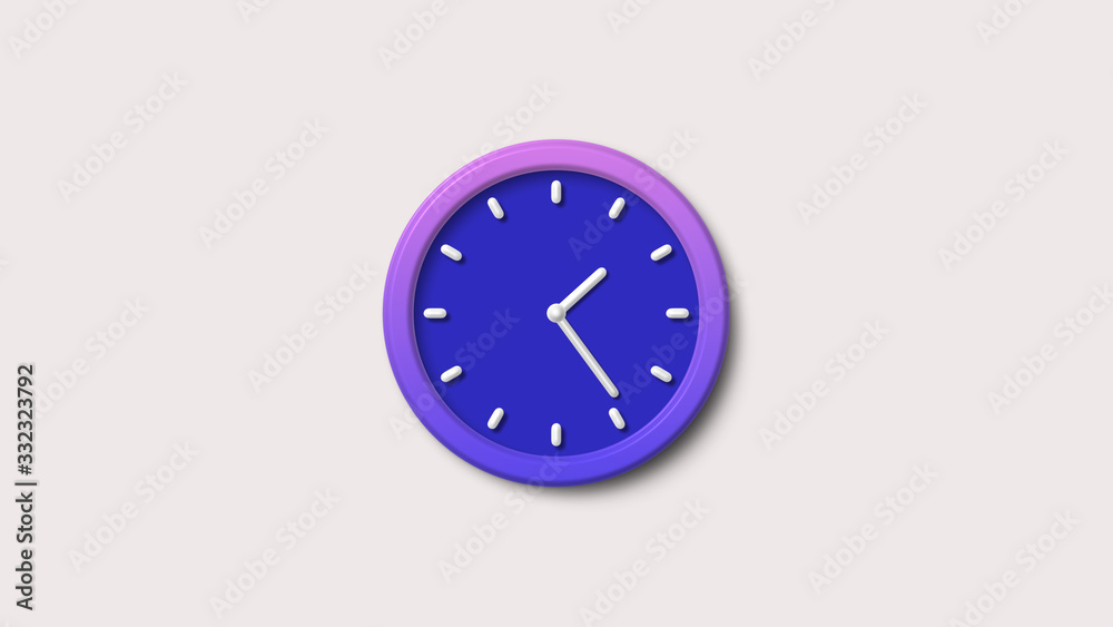 Blue 3d wall clock icon,Clock icon,White background 3d wall clock icon Blue 3d wall clock icon,Clock icon,White background 3d wall clock icon