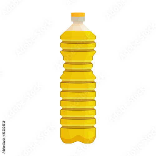 Bottle oil vector icon.Cartoon vector icon isolated on white background bottle oil .