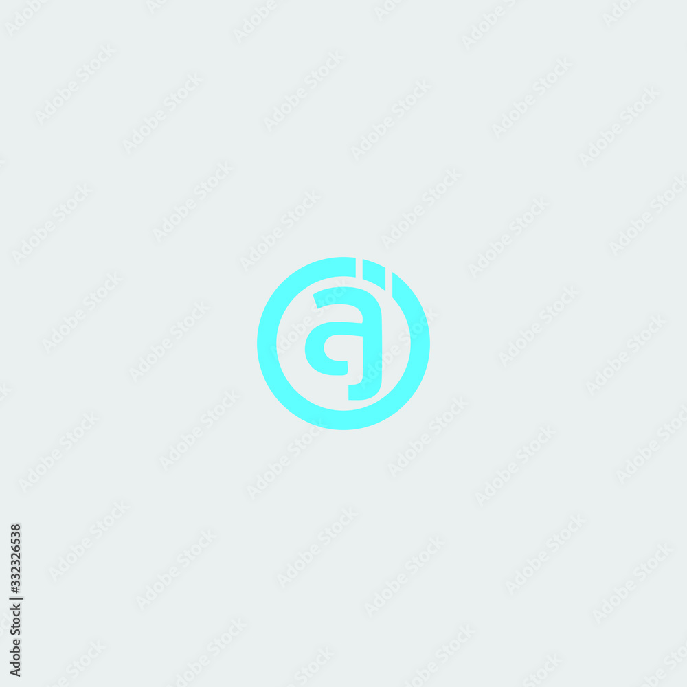 Initial AJ Letter Logo With Creative Modern Business Typography Vector Template. Initial AJ Letter Logo With Creative Modern Business Typography Vector Template.