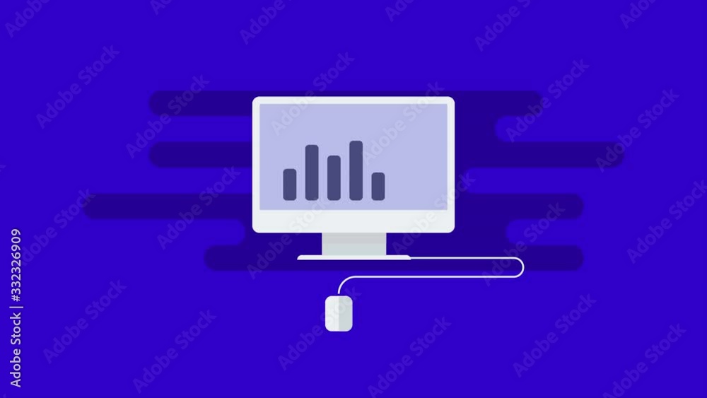 Customer data analysis concept - 2d animation, video clip. Customer data analysis concept - 2d animation, video clip.