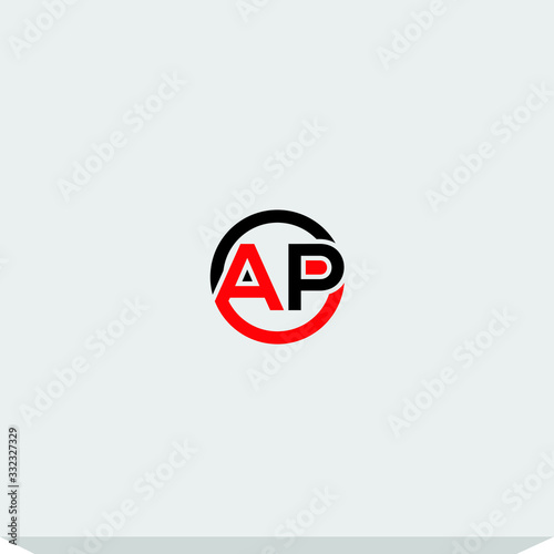 Free Download Initial AP Letter Logo With Creative Modern Business Typography Vector Template. - GFXLoad
