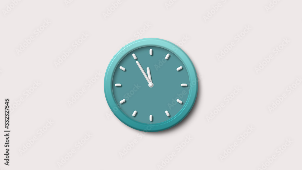 White background 3d clock icon,clock icon,aqua dark clock icon White background 3d clock icon,clock icon,aqua dark clock icon