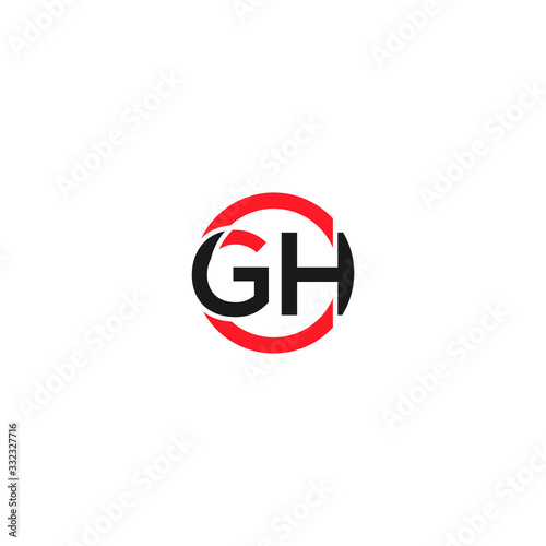 Initial GH Letter Logo With Creative Modern Business Typography Vector Template.
