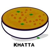Khatta Himachal pradesh Food Vector