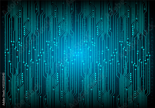 cyber circuit future technology concept background
