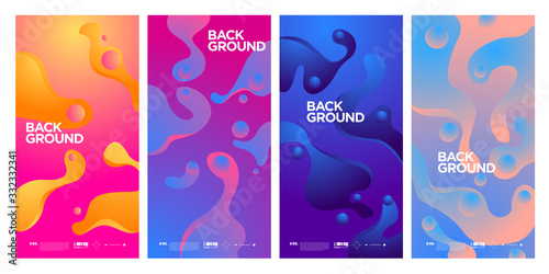 Cover and Poster Design Template for Magazine. Trendy Abstract Colorful Geometric and Curve Vector Illustration Collage with Typography for Cover, book, social media story, and Page Layout Design.
