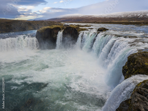 Iceland Godafoss waterfall