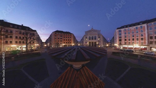 Gärtnerplatz München am Morgen