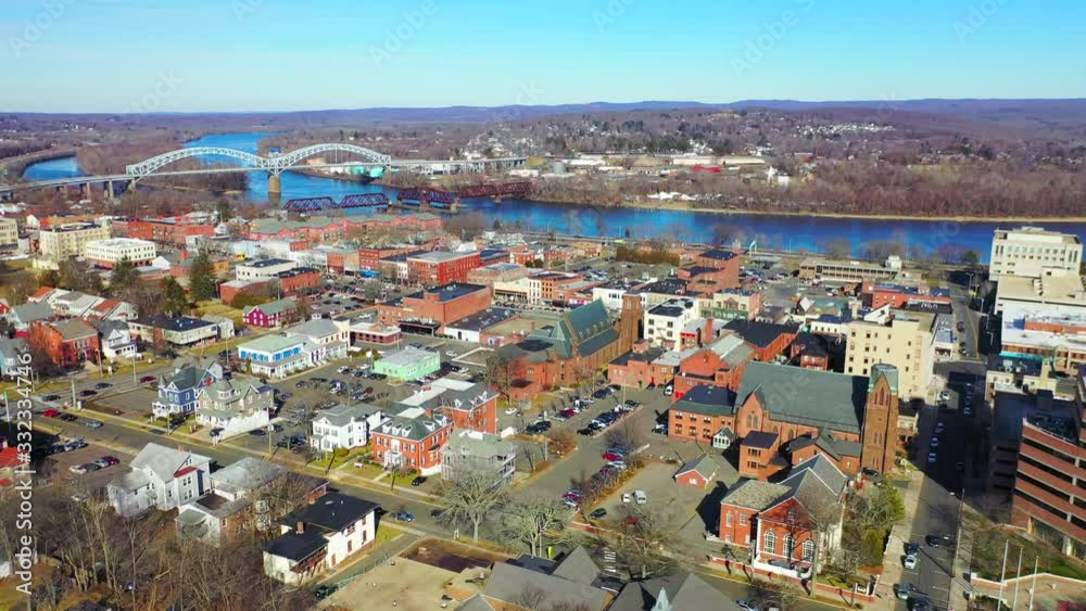 Gorgeous Morning Shot of Downtown Middletown Skyline - Part 2