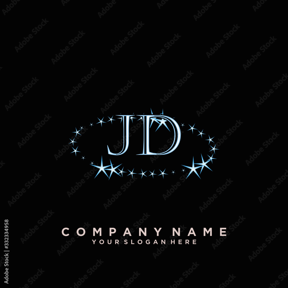 Initial Letter JD Logo With circle Template Vector
Initial Letter JD Logo With circle Template Vector