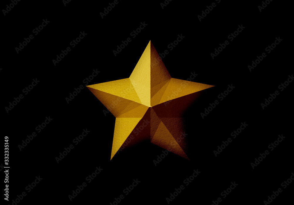 Three-dimensional star close-up 立体的な星のクローズアップ Three-dimensional star close-up 立体的な星のクローズアップ