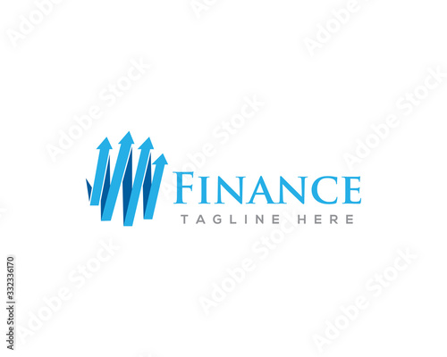 Finance or Accounting Logo Icon Design Vector