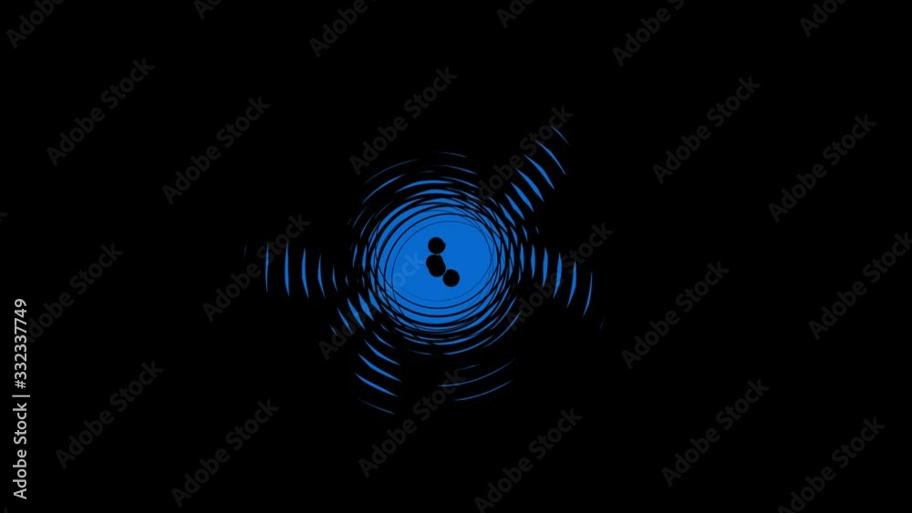 Black Hole Electromagnetic Field Visual Concept