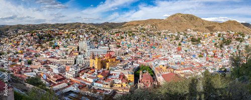 Panoramic view of Guanajuato, Mexico. UNESCO World Heritage Site. photo