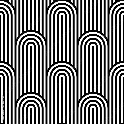 op art monochrome wave pattern.