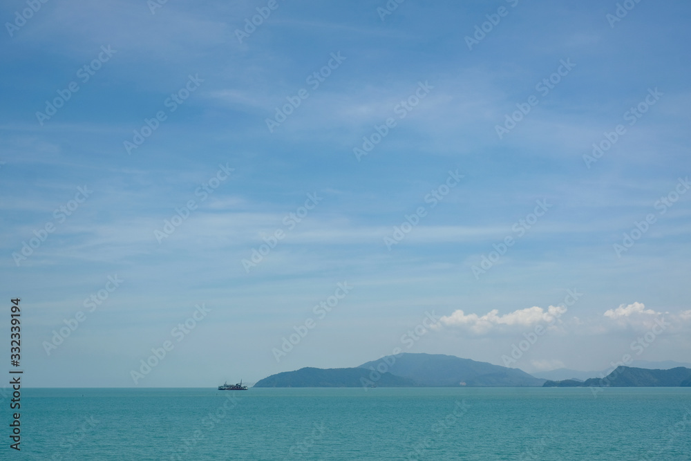 Seascape of gulf of Thailand