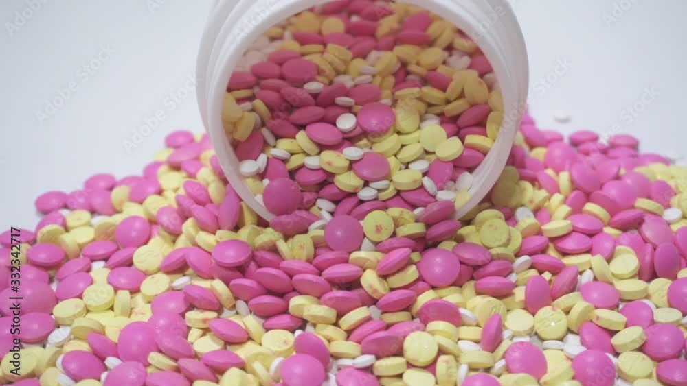 Many medicine pills on white background
Many medicine pills on white background