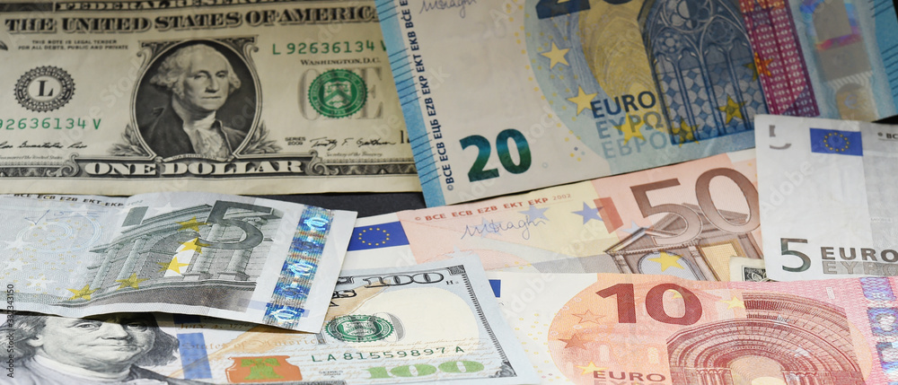 Obraz premium close up of banknote for background 