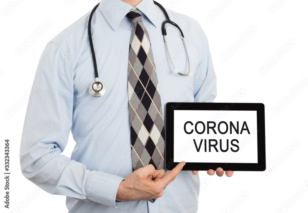 Doctor holding tablet Doctor holding tablet
