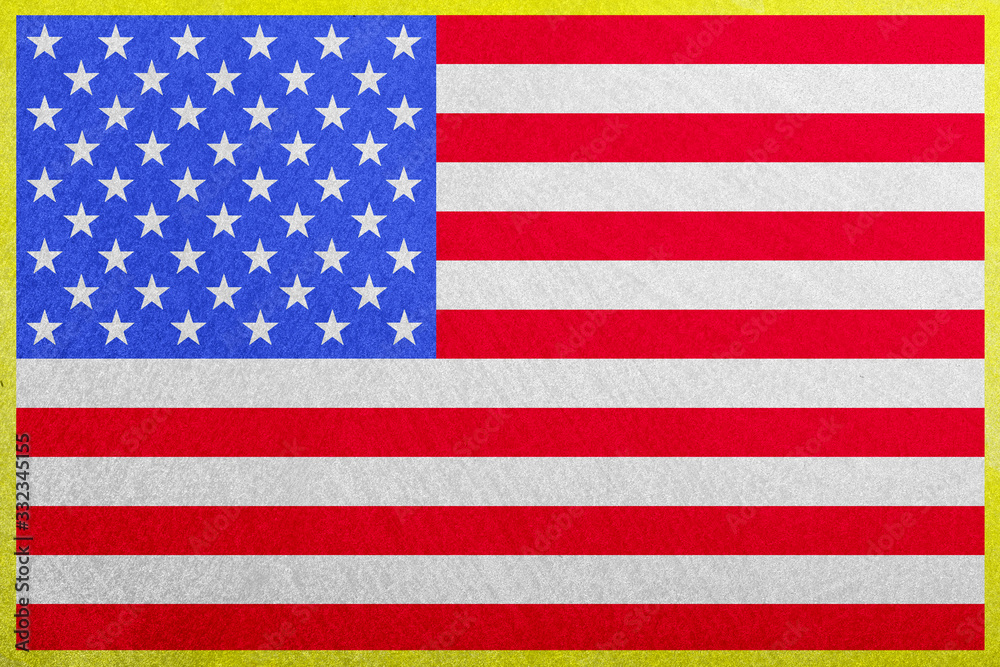Naklejka premium Grunge USA Flag background texture