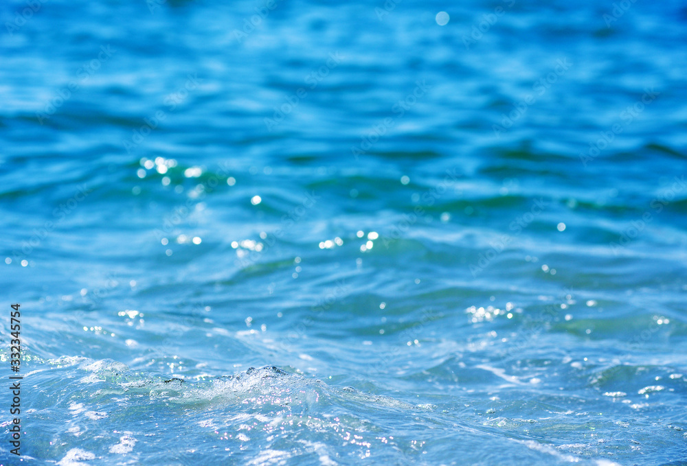 Lights on sea background. Waves. Lights on sea background. Waves.