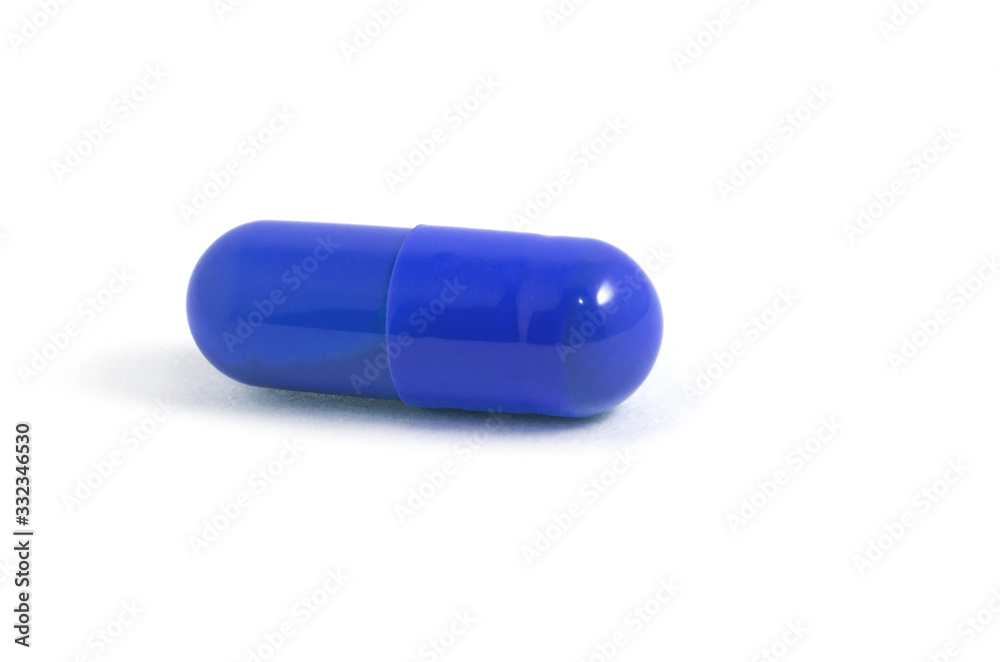 Medical capsules isolated on white background Medical capsules isolated on white background