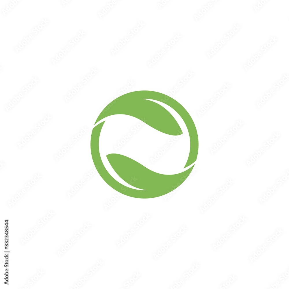leaf vector logo design, eco-friendly leaf vector logo design, eco-friendly