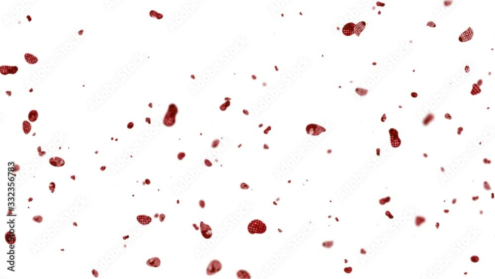blood cells traveling through a vein. blood cells traveling through a vein.