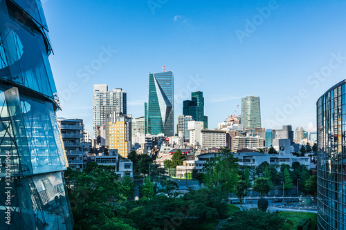 Tokyo Skyline from Roppongi Hills, Tokyo, Japan