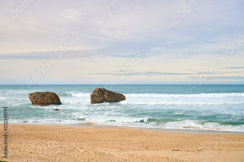 Beach of My Lady, Biarritz, Pyrenees Atlantiques, Aquitaine, France