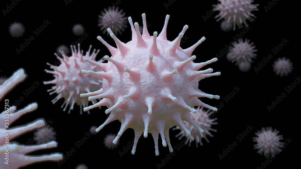 Coronavirus outbreak, the Covid-19 pathogen, Sars-CoV-2 virus pandemic Coronavirus outbreak, the Covid-19 pathogen, Sars-CoV-2 virus pandemic