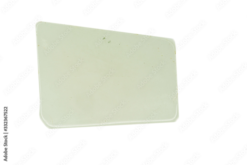  mother of pearl cut out on white background 