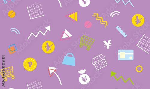 マネーイメージの背景イラスト