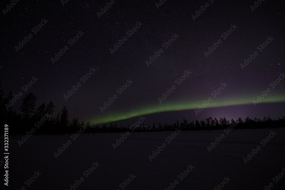 Northern Lights over Lappland