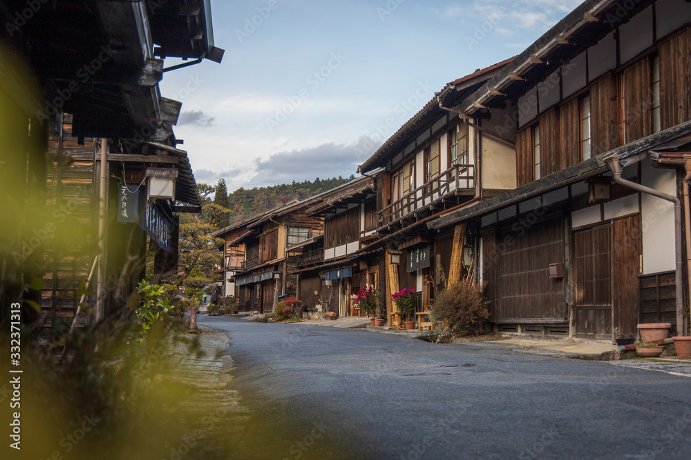 Traditional Japan village, Tsumago houses