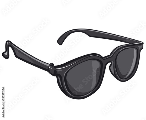 black sunglasses