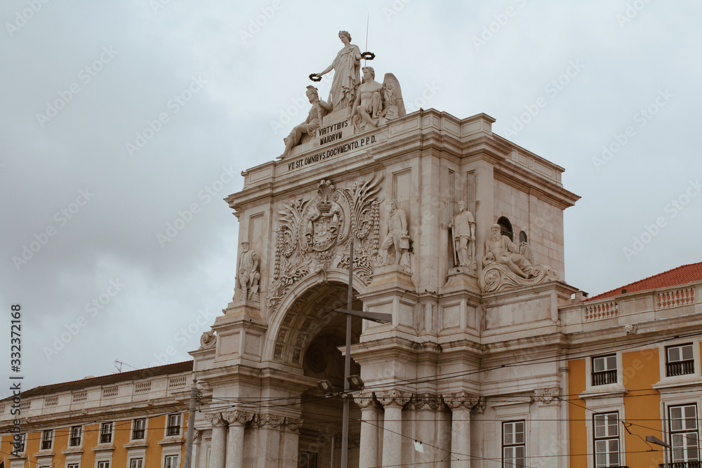 Arch of terreiro do Paço in Lisbon