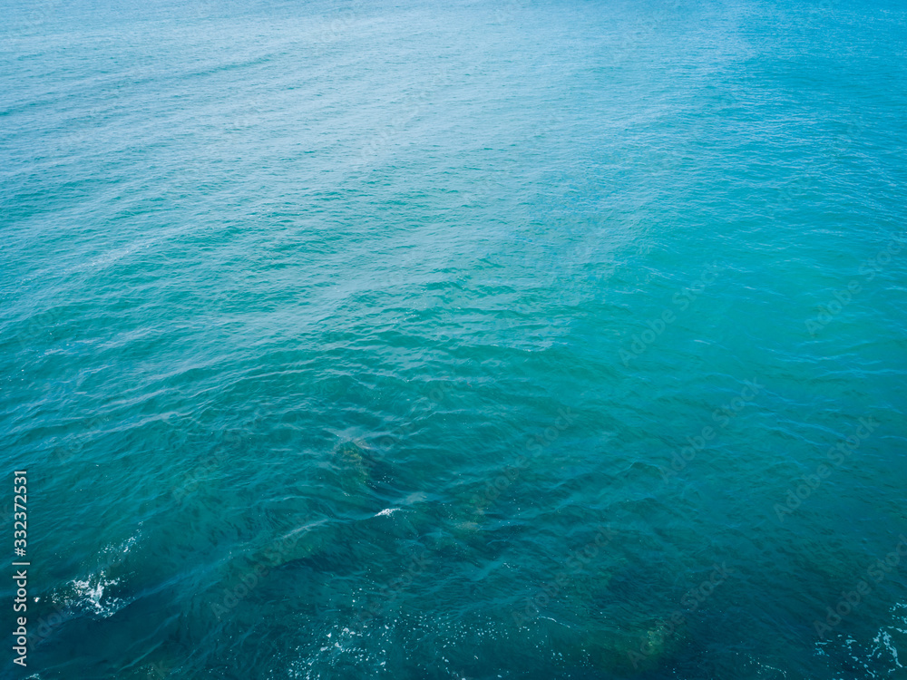 Drone aerial view of sea wave surface Drone aerial view of sea wave surface