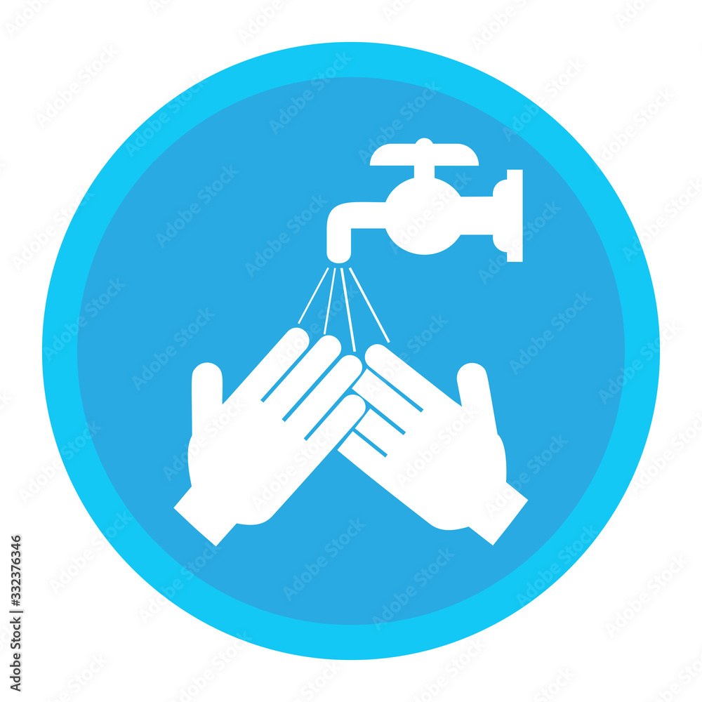 Hands under falling water out of tap. Man washes hands, hygiene. Hands under falling water out of tap. Man washes hands, hygiene.