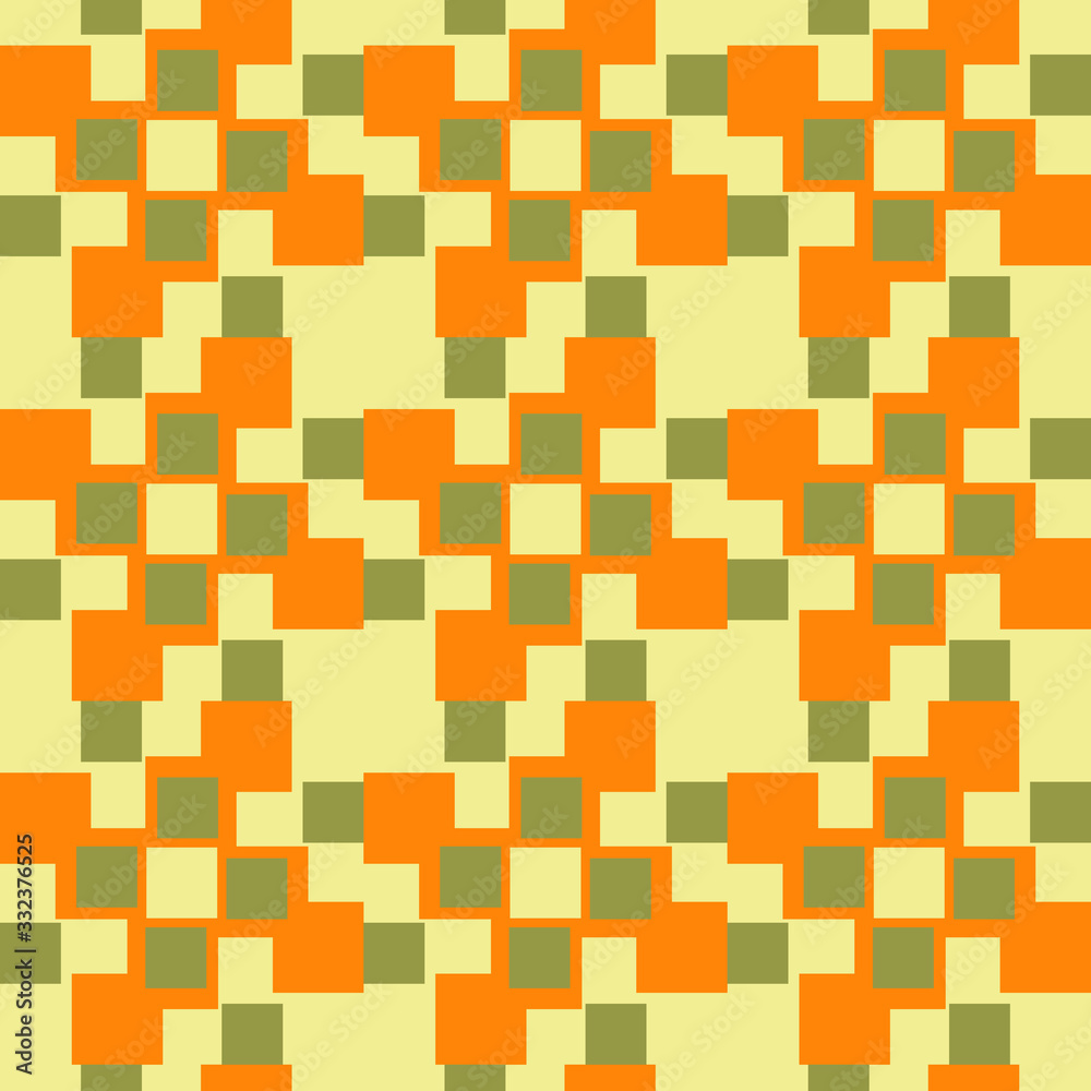 Abstract geometric seamless pattern. Geometrical ornament of squares. Vector colorful illustration. Endless texture. Abstract geometric seamless pattern. Geometrical ornament of squares. Vector colorful illustration. Endless texture.