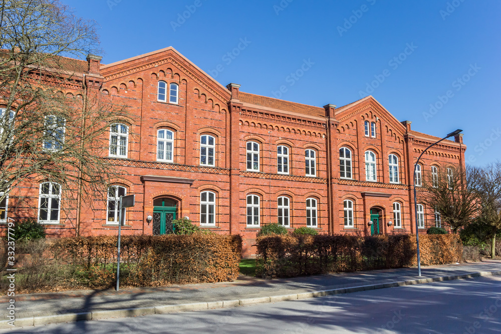 Historic courthouse building in the center of Wilhelmshaven, Germany