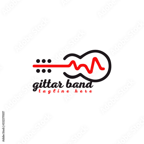 Gitter branding logo design with color