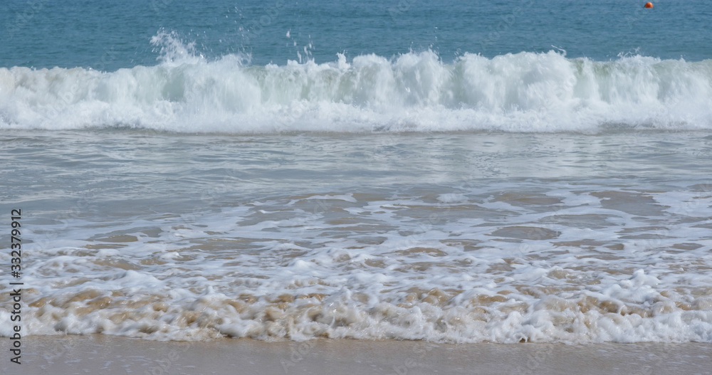 Sea wave on the beach Sea wave on the beach