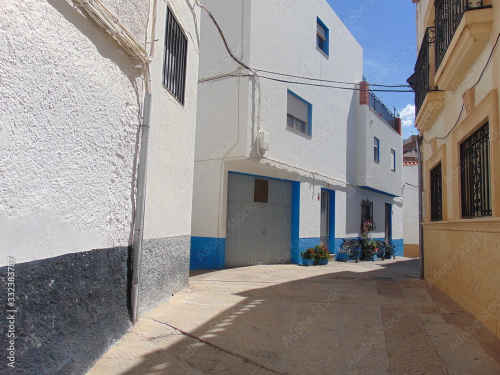 Calles de Abrucena, pueblo de la Sierra de Almería.