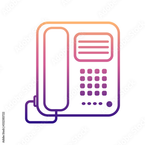 office phone nolan icon. Simple thin line, outline vector of Appliances icons for ui and ux, website or mobile application