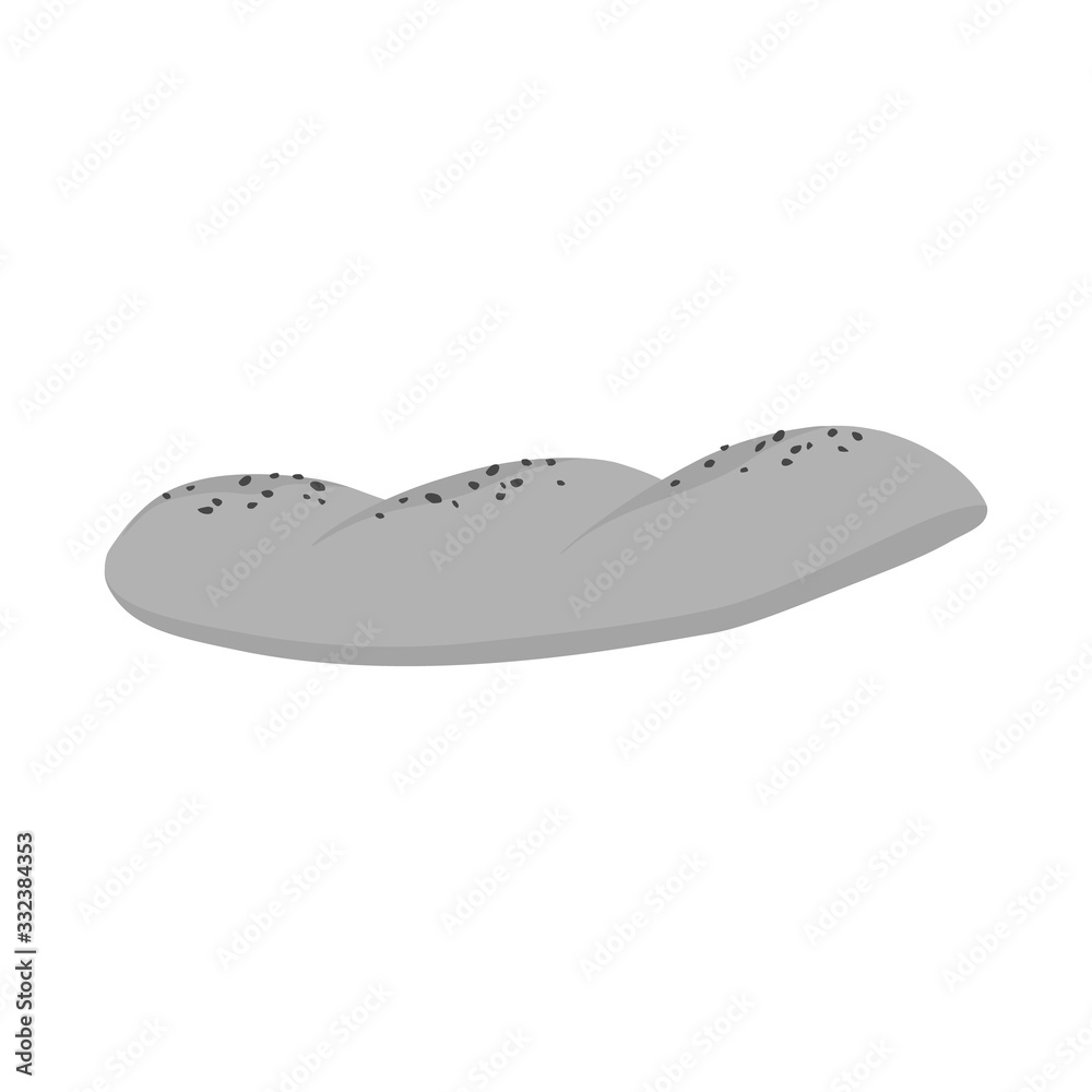 Vector illustration of loaf and bun icon. Collection of loaf and part stock vector illustration. Vector illustration of loaf and bun icon. Collection of loaf and part stock vector illustration.