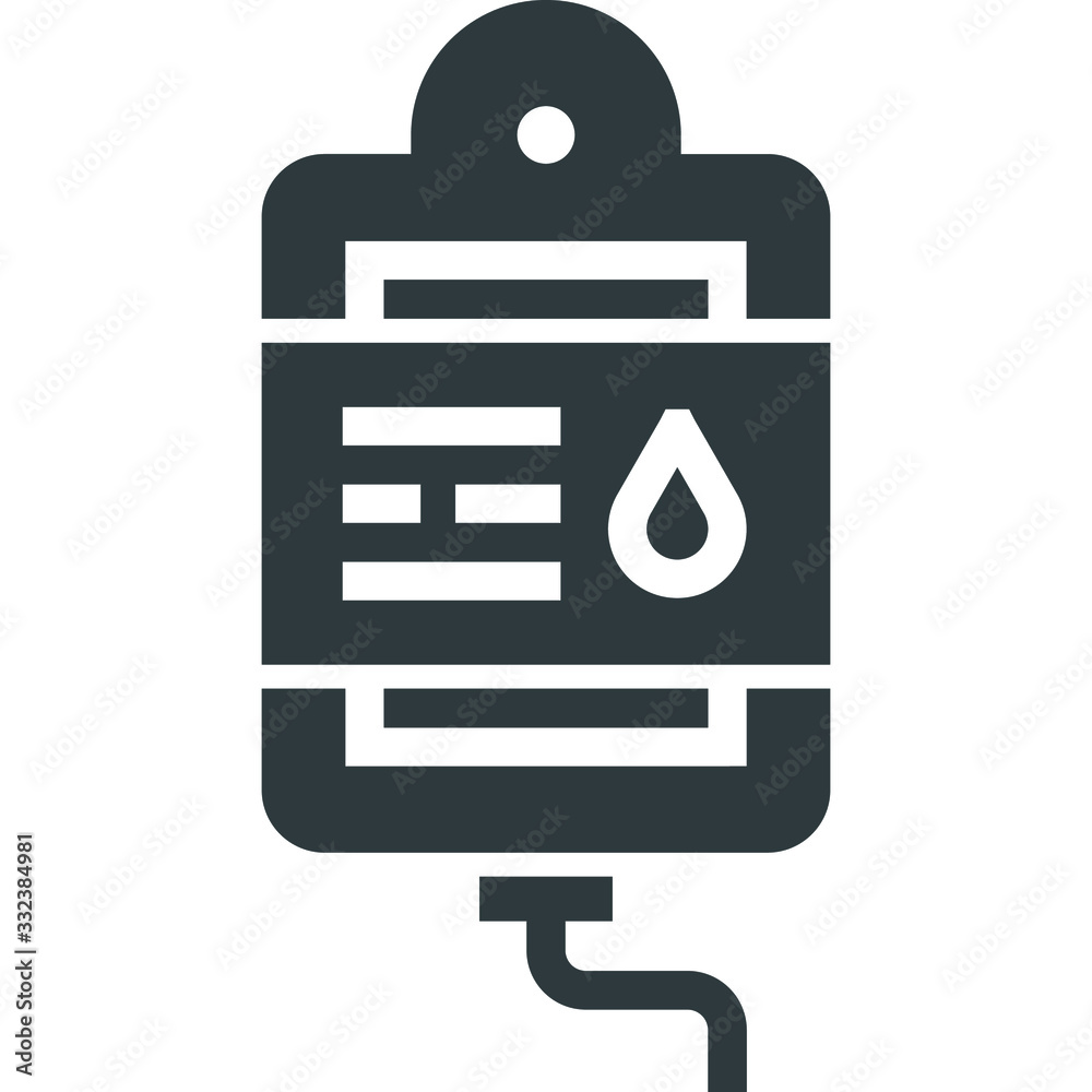 donate blood black icon on white background donate blood black icon on white background