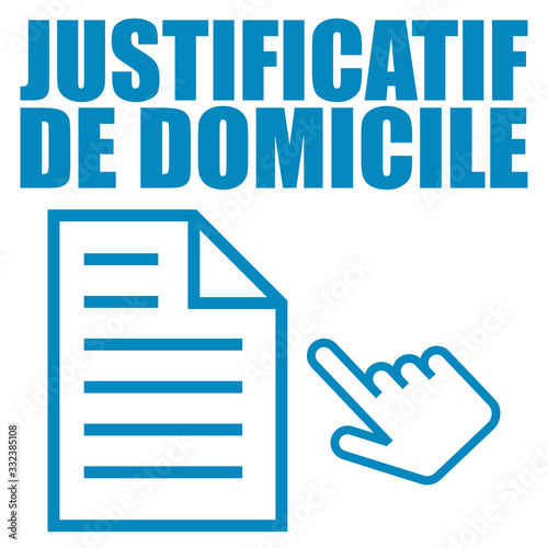 Logo justificatif de domicile.