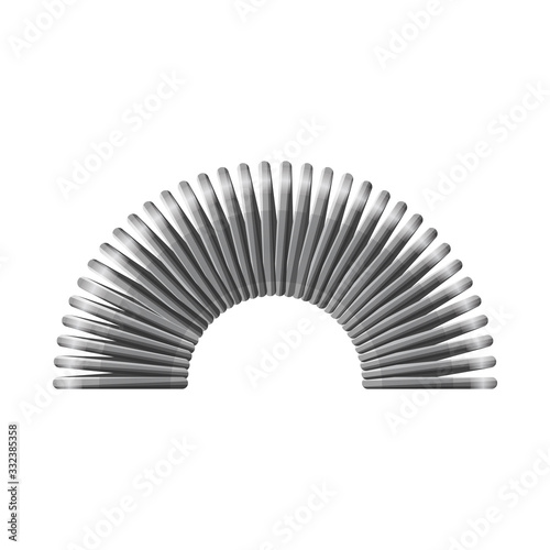Vector illustration of coil and plastic icon. Web element of coil and spiral stock vector illustration.